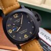 Panerai GMT Chiffres Automatique Argenté Marron