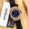075BF1BD-FF44-4346-92C6-2673A0230E0C Hublot Classique Fusion Rose Bleu Noir & Piers Femmes