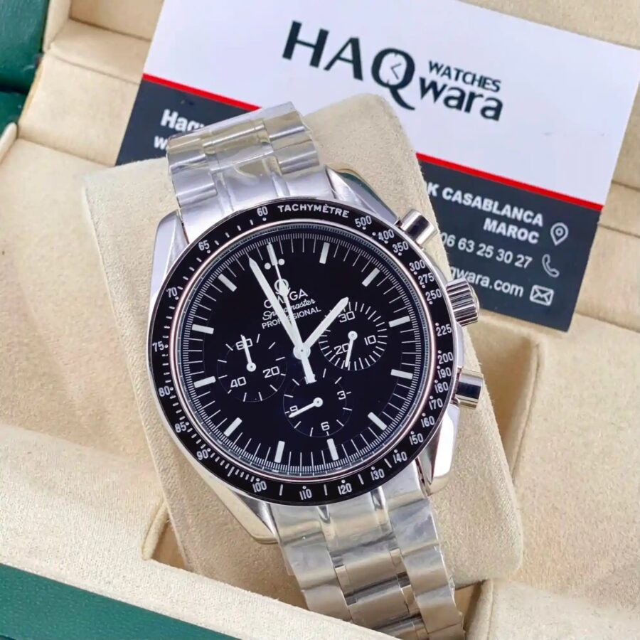 Oméga Speedmaster Argente Noir
