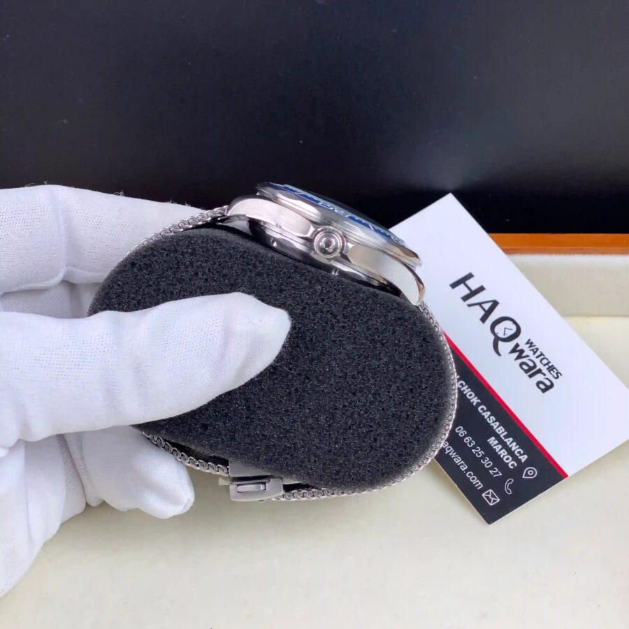 0CAC145A-3CCE-47A6-AED5-C8F29C0FECDD Omega Seamaster 007 Argenté Bleu Hommes