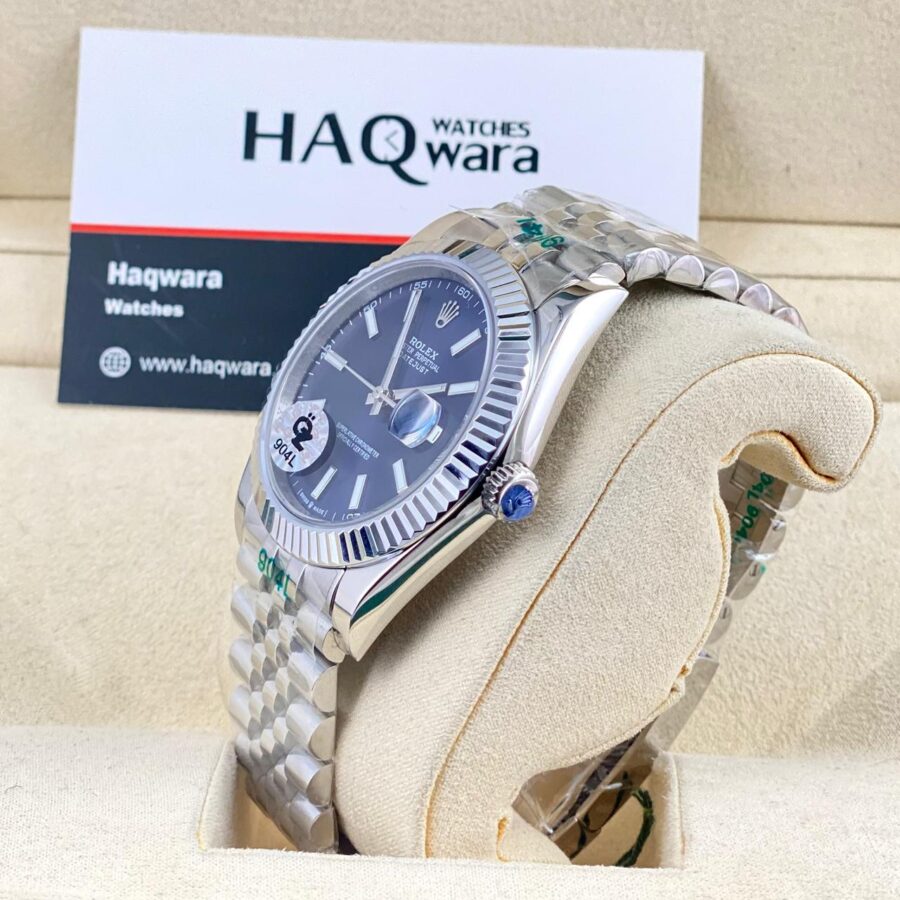 Date just A+ Argente Bleu 41 Hommes