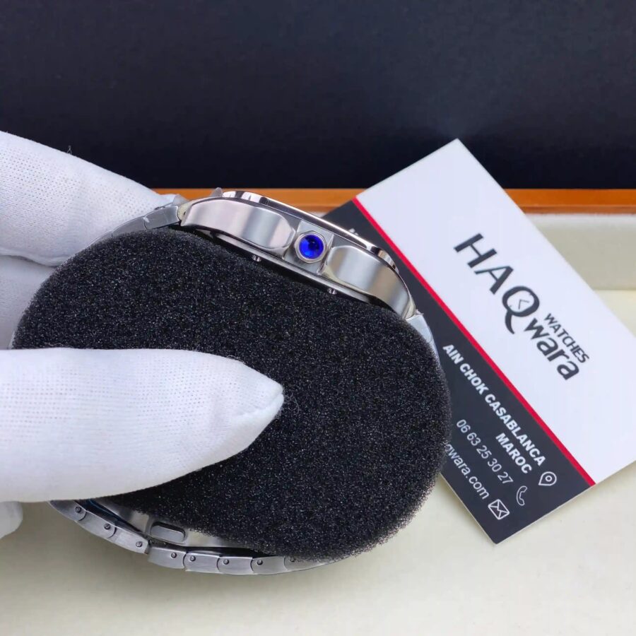 Cartier Santos Argenté Vert Femmes