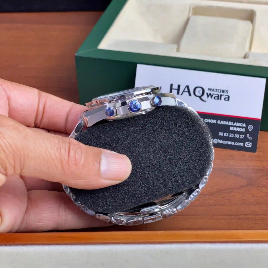 Oméga Speedmaster Argente Blanc Chrono