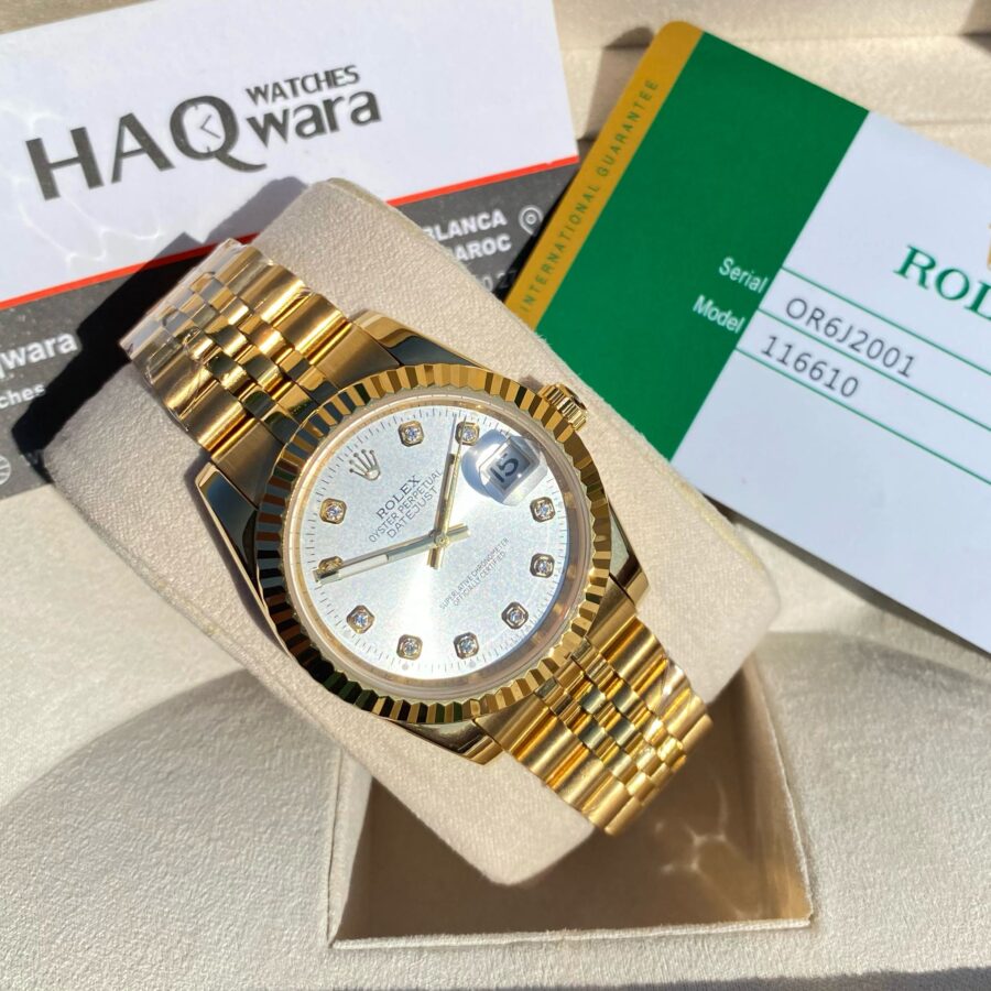 Date juste 36 Doré Blanc  - Femmes