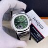 40A1D58A-9B59-4F7B-92F8-080AAED40224 Patek Philippe Nautilus Argenté Vert Hommes