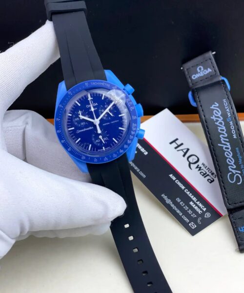 43FB9278-0F3B-41F9-BCD4-0F4CA295029B Oméga X Swatch Bleu