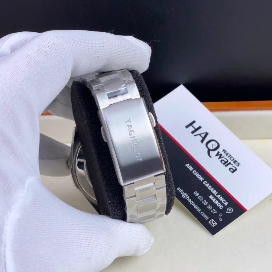 Tag Aquaracer Argenté Vert Automatique Hommes