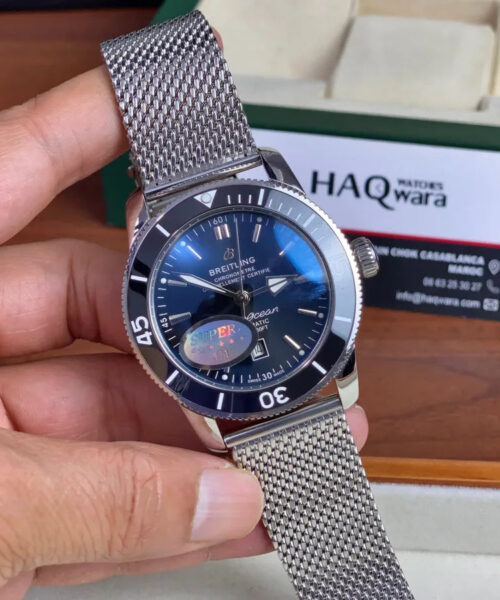 Breitling Superocean Heritage Argenté Noir Hommes