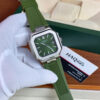 Patek Philippe Cubitus Argenté Vert Silicone