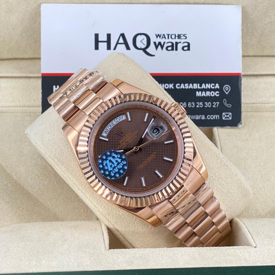 5f3f0bd6-cb66-45c0-9548-8a3f03bb4f38 Day-Date Rose Marron