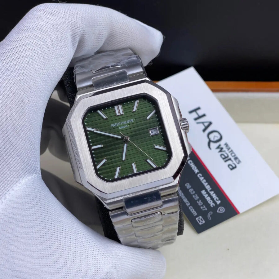 Patek Philippe Cubitus Argenté Vert