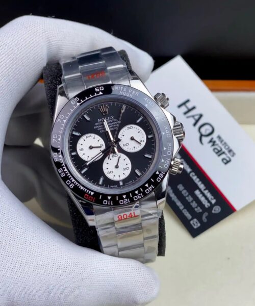 Rolex Daytona Argente Noir Panda