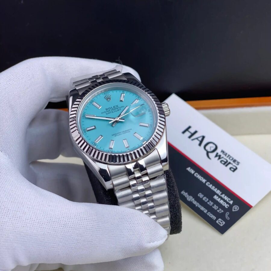 Date-just Argente Tiffany Hommes