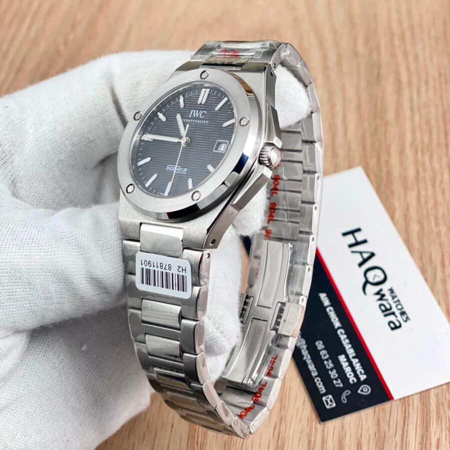 IWC INGENIEUR Argenté Noir Automatique