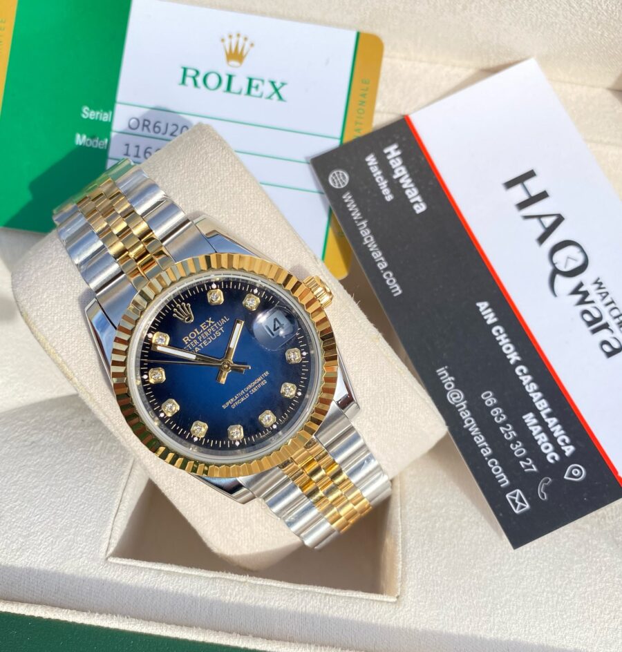 Date juste 36 Argenté Doré Bleu - Femmes