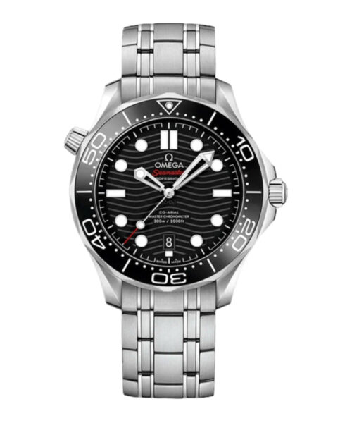 739E5022-B5BF-473D-A87A-B65F511126A5 Omega Seamaster Argenté Noir Hommes