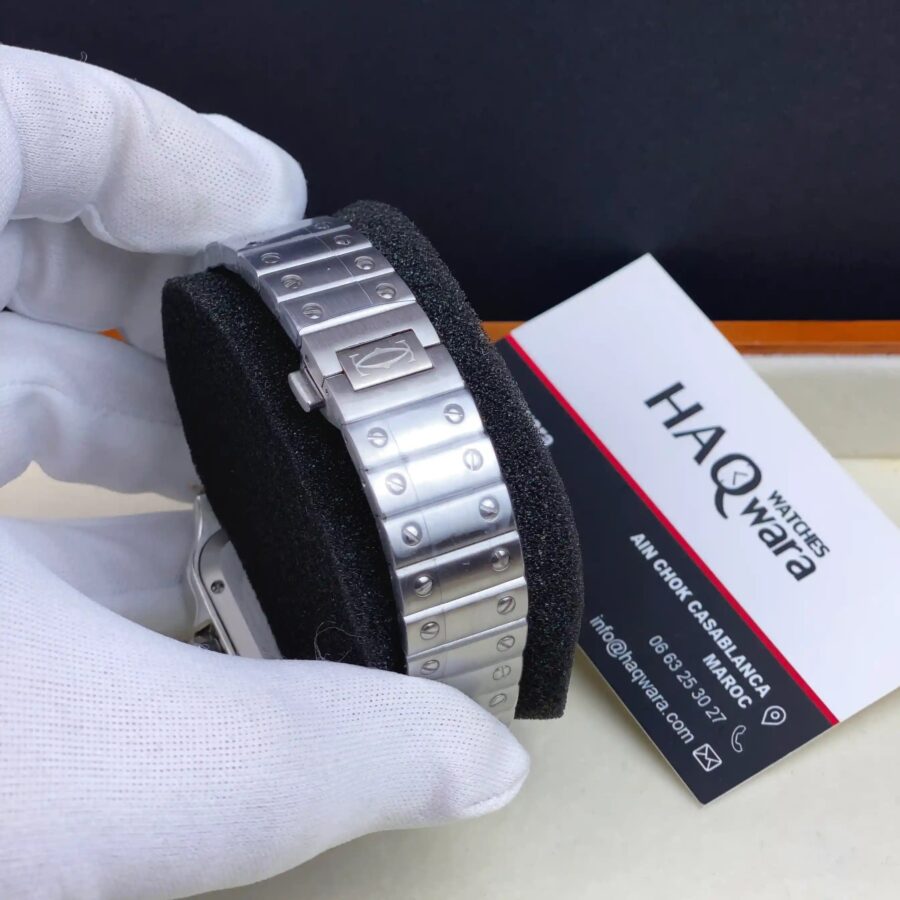 Cartier Santos Argenté Vert Femmes