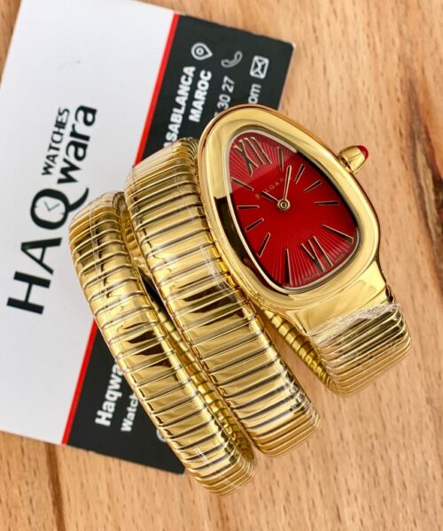 Bulgari Serpentti Doré Rouge