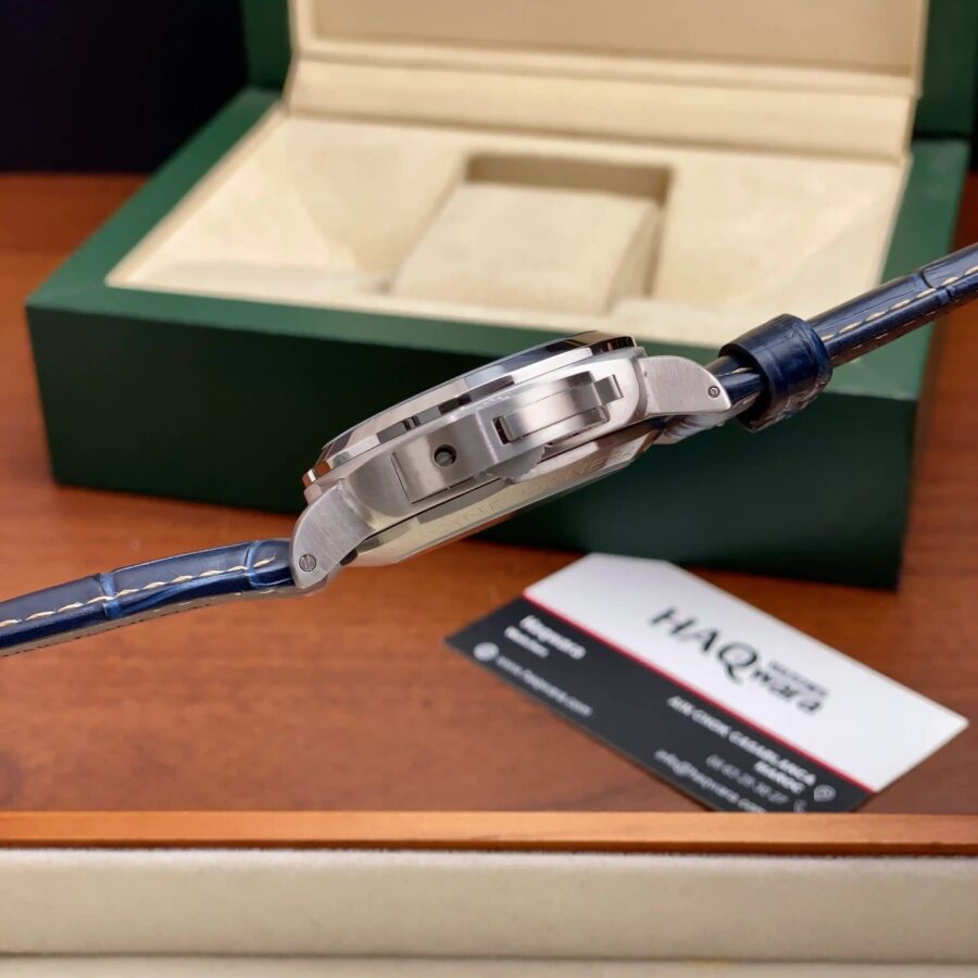 Panerai GMT Chiffres Automatique Argenté Blue