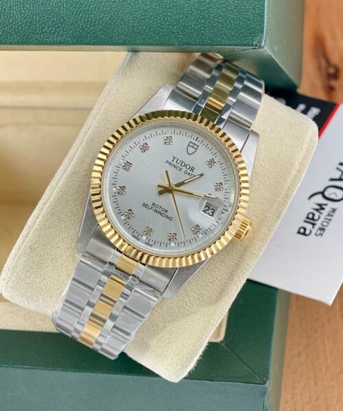 Tudor Rotor 36 Argenté Doré