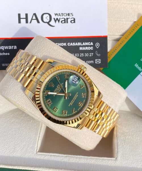 Date juste 36 Doré Verte - Femmes