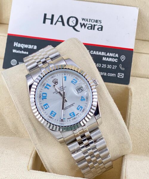 Date Just Argenté Gris Femmes