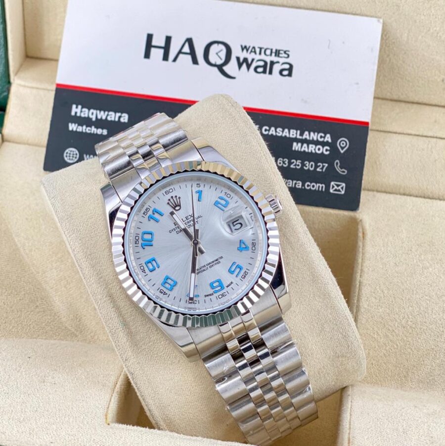 Date Just Argenté Gris Femmes