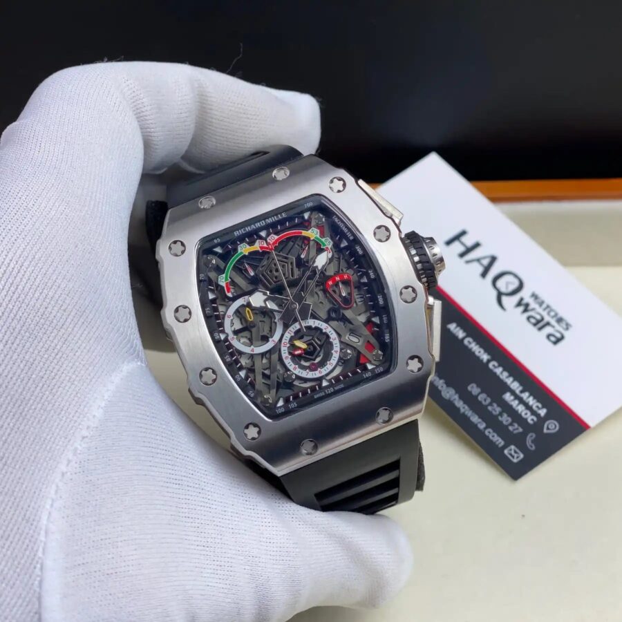 Richard mill RM50-04 Argenté Noir Hommes