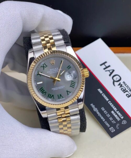 Rolex Date Just Wimbledon 36 Doré Femmes