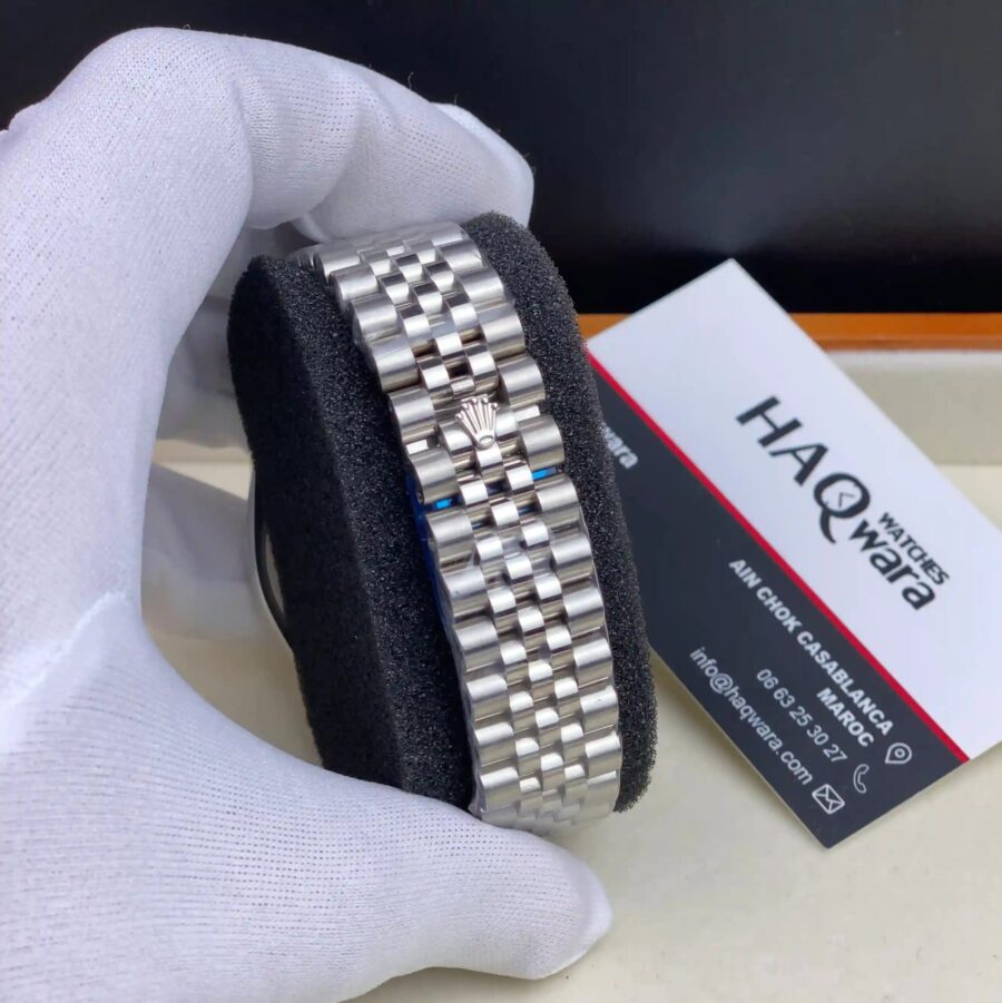 Rolex Date Just Argenté Jubilee Femmes