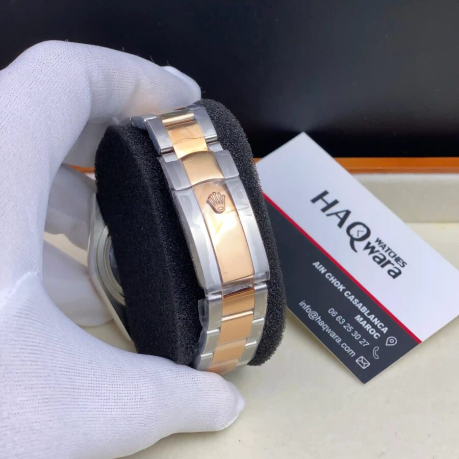 Rolex Date Just Argenté Rose Jubilee Femmes