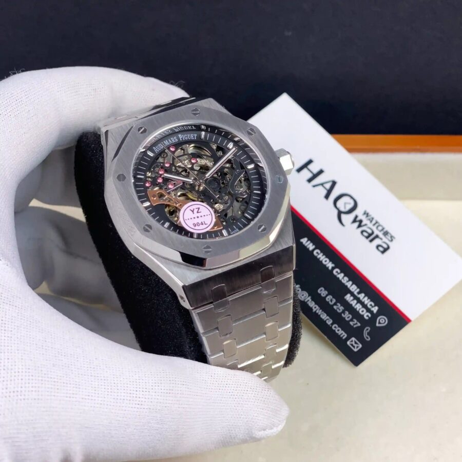 BBEDEC2D-A3FE-42F8-A27C-443857DBA453 AP Royal Oak Argenté Noir Skeleton