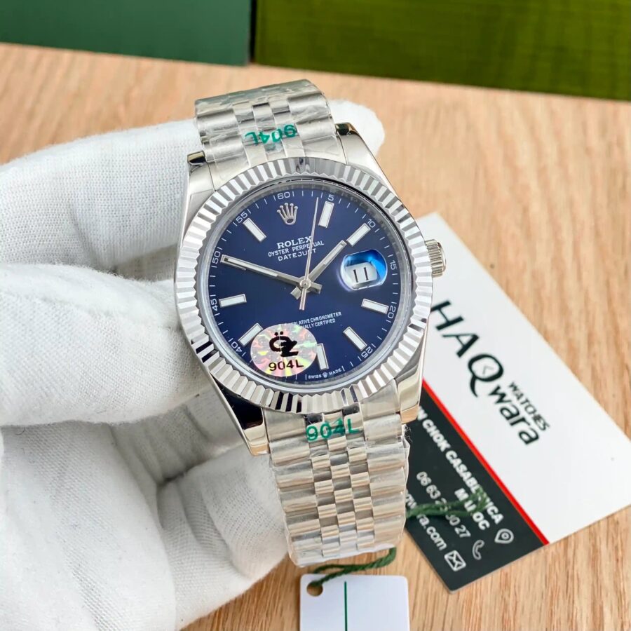 Date just A+ Argente Bleu 41 Hommes