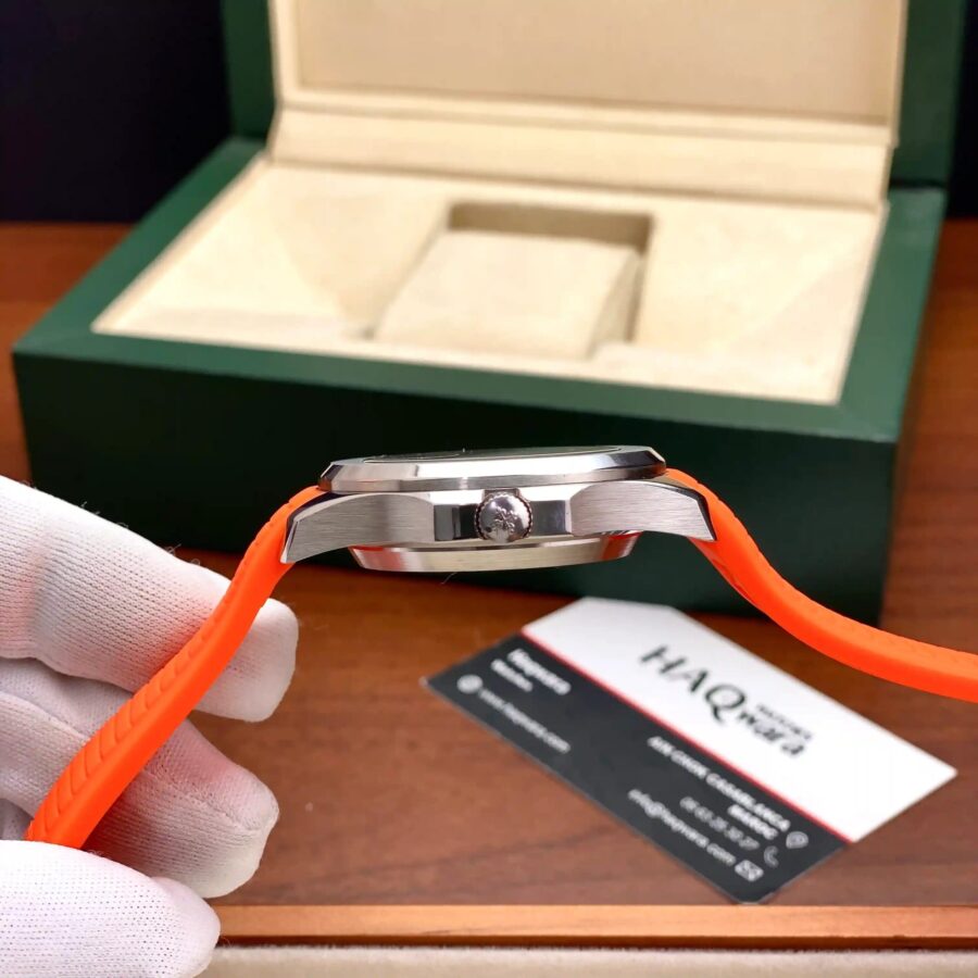 Ptk Aquanaut Automatique Argenté Orange Hommes