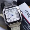 Cartier Santos Argenté Blanc Femmes