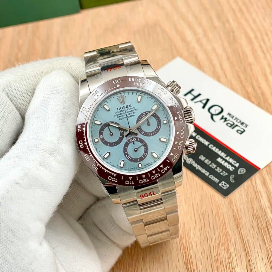 Daytona Argente Bleu Ciel Suiss