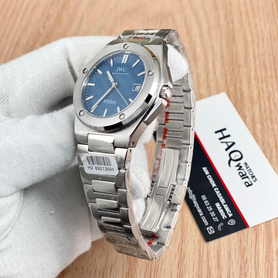 FA3A6AE6-B327-49B7-B8A2-7F5DD3E2B0E3 IWC INGENIEUR Argenté Bleu Automatique