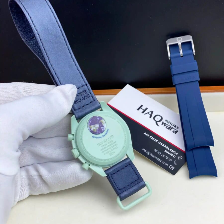 Oméga X Swatch Bleu Vert