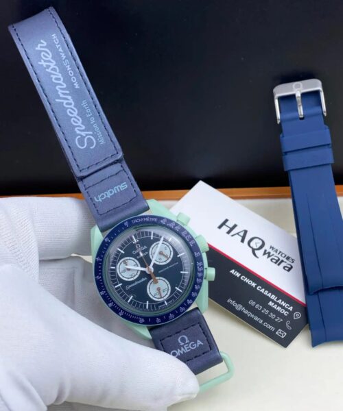 FEA13507-165E-43B7-9083-35448FB707C0 Oméga X Swatch Bleu Vert