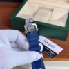 Patek Philippe Cubitus Argenté Bleu Silicone