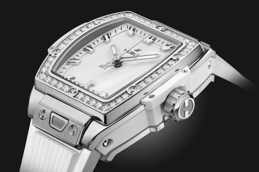 IMG-0157 Hublot Classique Fusion Argenté Blanc & Piers Femmes