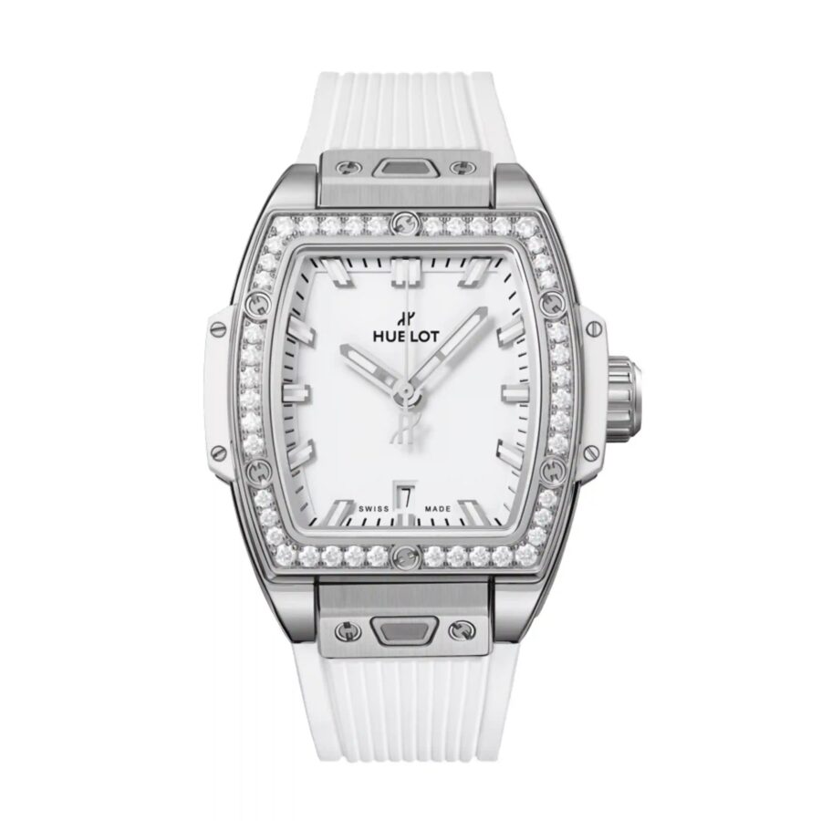 IMG-0159 Hublot Classique Fusion Argenté Blanc & Piers Femmes