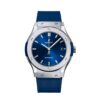 Hublot Classique Fusion Argenté Bleu Femmes