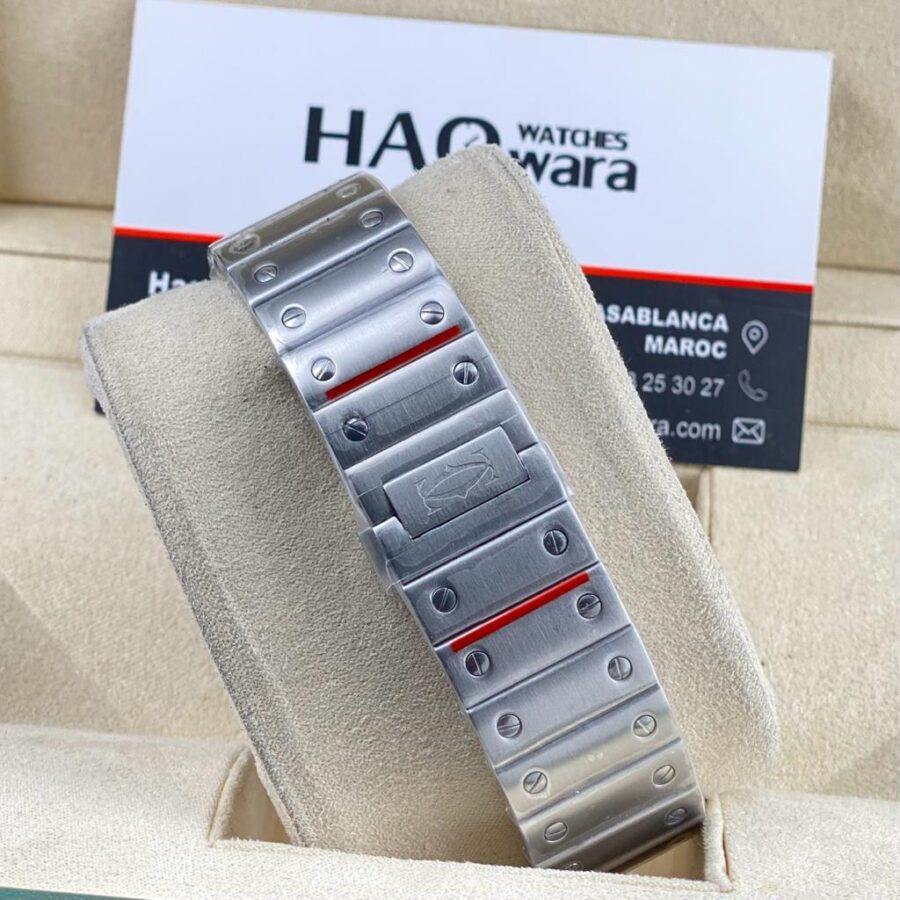 Cartier Santos Skeleton Argenté Vert