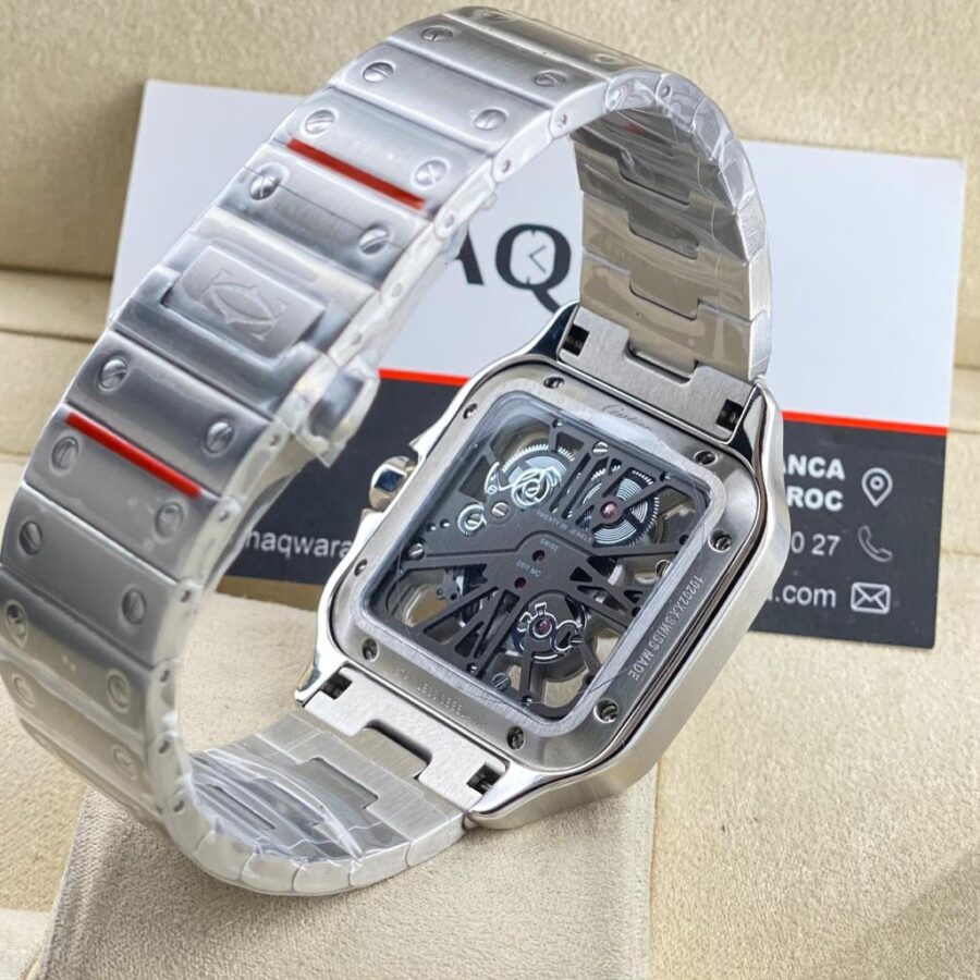 Cartier Santos Skeleton Argenté