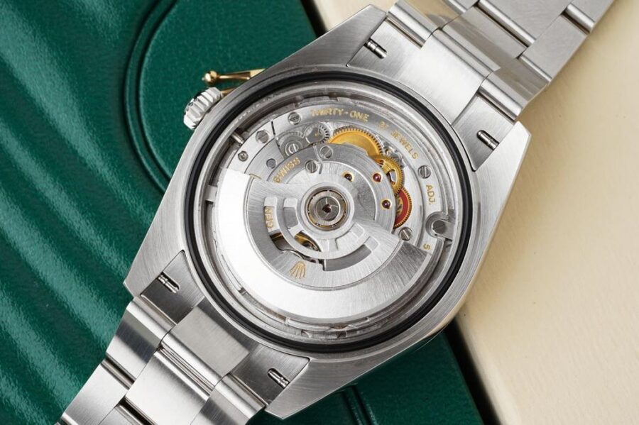 Date just Argente Jubilee Bleu 3235 Swiss