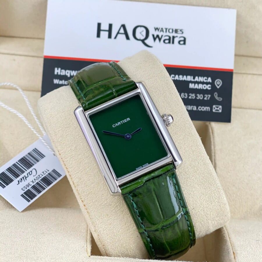 Cartier Tank Vert pour Femmes