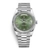 Day-Date Argente Vert Hommes