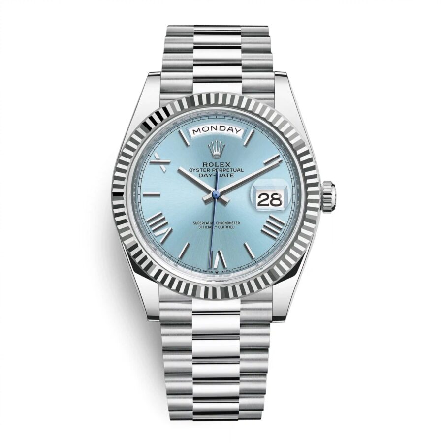 Day-date Bleu Ciel Pour Hommes