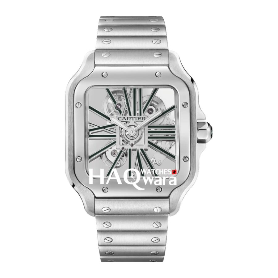 Cartier Santos Skeleton Argenté